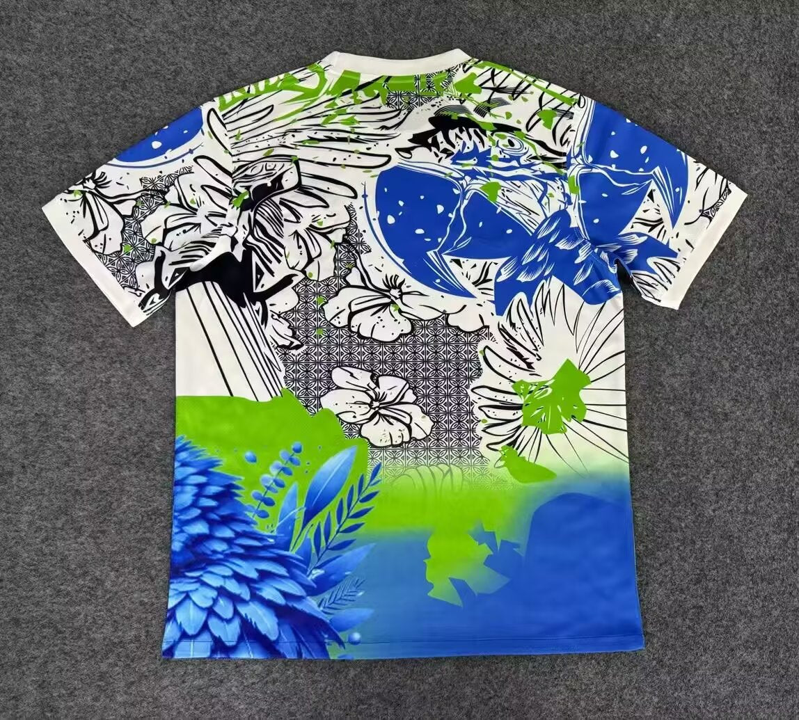Maillot de foot Brésil perroquet concept