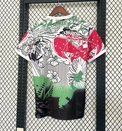 Maillot de foot Brésil perroquet noir concept