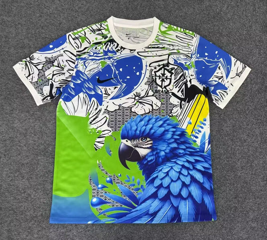 Maillot de foot Brésil perroquet concept