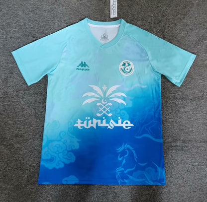 Maillot de foot Tunisie concept bleu