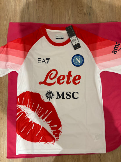 Maillot de foot Naples concept bisous