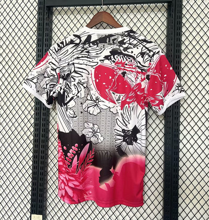 Maillot de foot Brésil perroquet rose concept