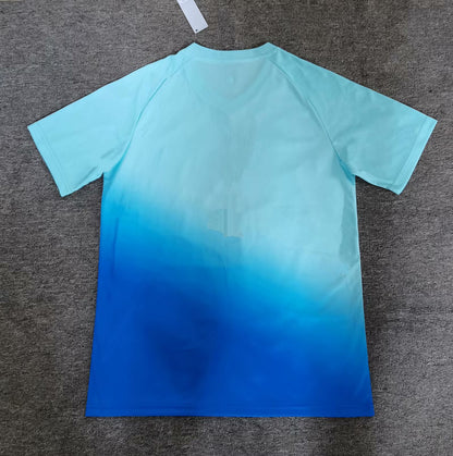 Maillot de foot Tunisie concept bleu