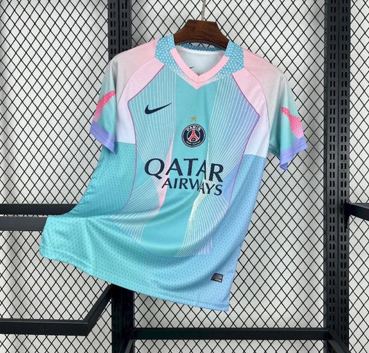 Maillot de foot psg concept bleu